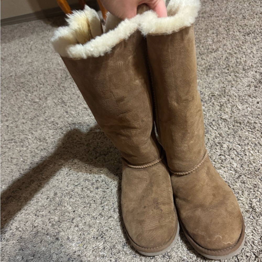 UGG Tan Shearling Boots